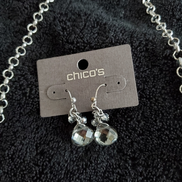 Chico's necklace and earings set NWT - Picture 3 of 4